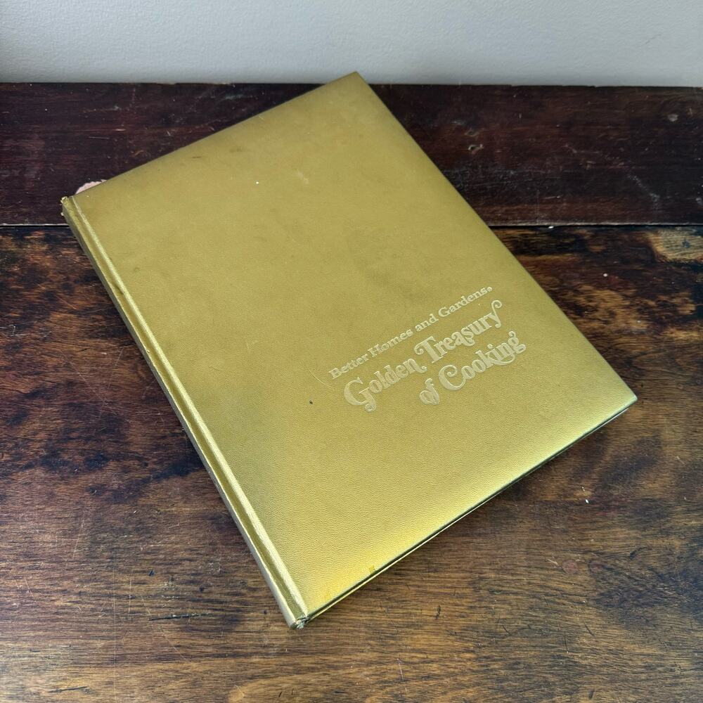 Vintage 1973 BH&G Golden Treasury Of Cooking Book‎ 1st Edition 1930s - 1970s